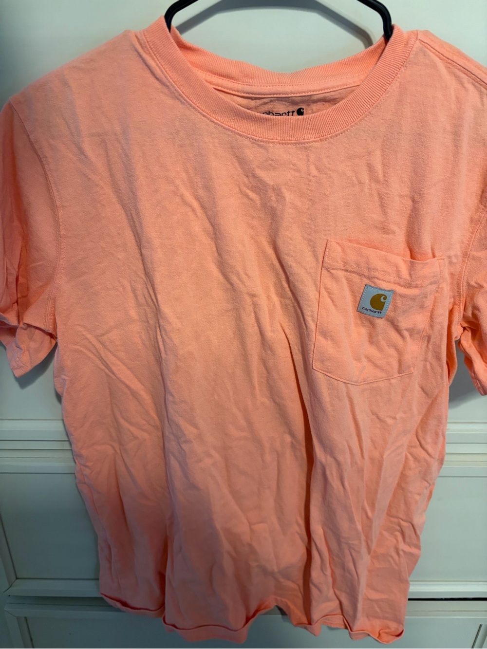 Carhartt Loose Fit T‑Shirt – Peach/Light Orange